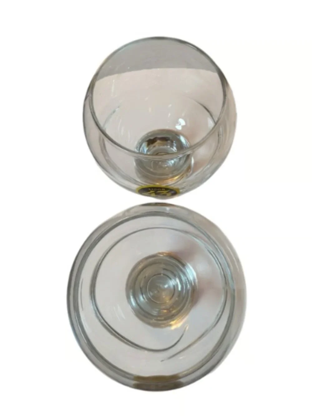 Licor 43 of Spain - Set of 2 10oz Embossed Cocktail Balloon Glasses